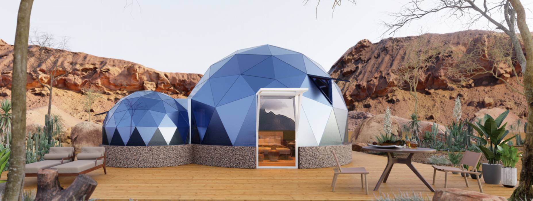 泌阳县球形智能光伏玻璃星空房